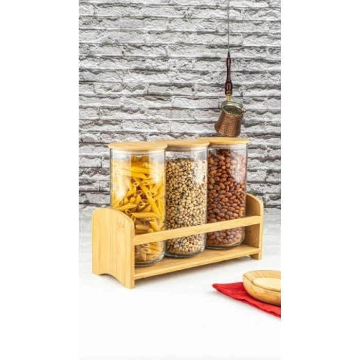 Duo Mix - 4 Parça Standlı Baharatlık Seti Büyük