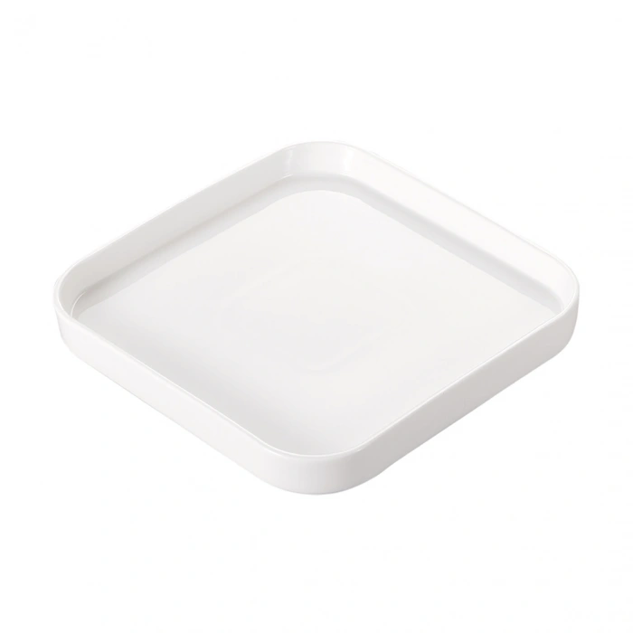KARE YEMEK SERVİS TABAĞI 23CM