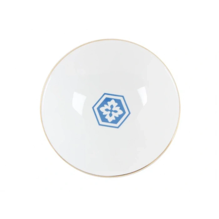 Morocco Desen2 Mavi Çukur Tabak 20cm