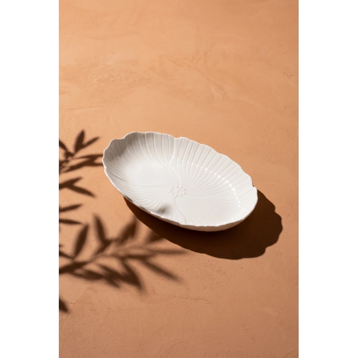PORSELEN OVAL SERVİS 30CM