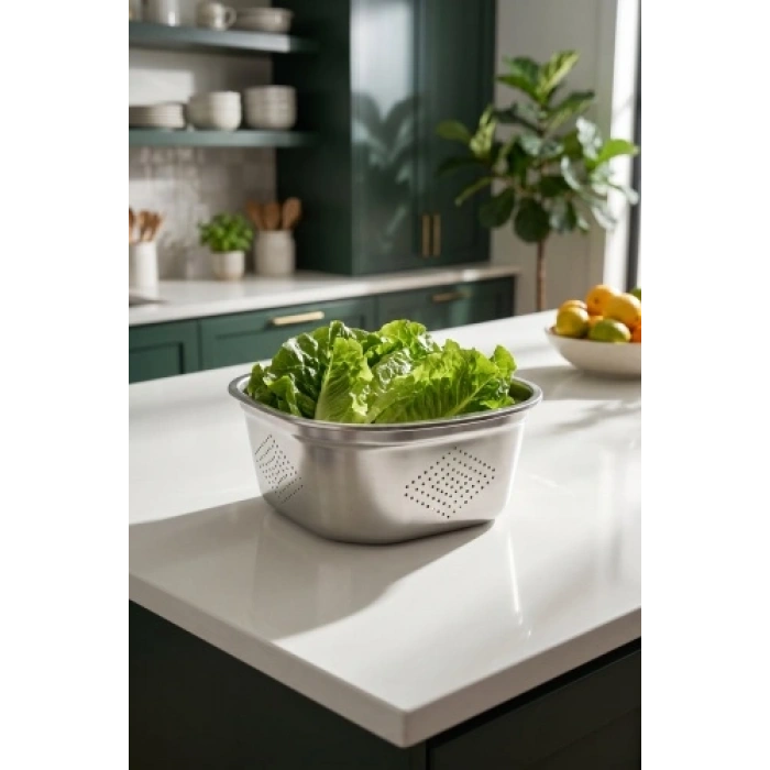Steelock Paslanmaz Çelik Süzgeç - 26 cm