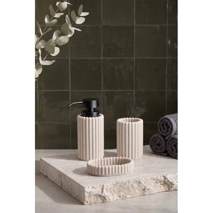 STRIPE POLYRESIN BANYO SETİ 3 PARÇA