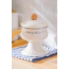 Made With Love Emaye Ayaklı Şekerlik - 12 cm