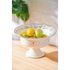 Made With Love Emaye Ayaklı Meyvelik - 28 cm