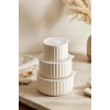 Blush 3 lü Kapaklı Saklama Kabı - 10/13/15 cm