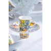 Capri 6 Kişilik Porselen Kahve Fincanı Takımı - 90 ml