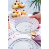 Laila 6 lı Çukur Yemek Tabağı - 19 cm