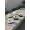 Melora 6 Kişilik Porselen Kahve Fincanı Takımı - 90 ml