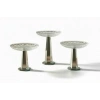 KRİSTAL AYAKLI SUNUMLUK 19 CM FÜME