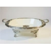 CLASSY OVAL DERİN SUNUM TABAK GÜMÜŞ 21*38*10