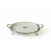 CLASSY OVAL SUNUM TABAK GÜMÜŞ 25*42