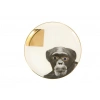 Porland Wild Life Monkey Düz Tabak 20cm
