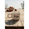 Valentine Kiss Porselen Kupa - 425 ml