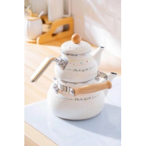 Made With Love Emaye Çaydanlık Takımı