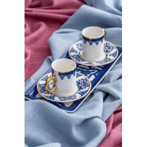 Francesca 2 Kişilik Porselen Kahve Fincanı Takımı - 90 ml
