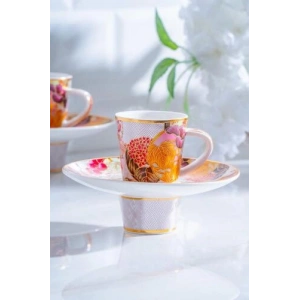 Dream 6 Kişilik Porselen Kahve Fincanı Takımı - 90 ml