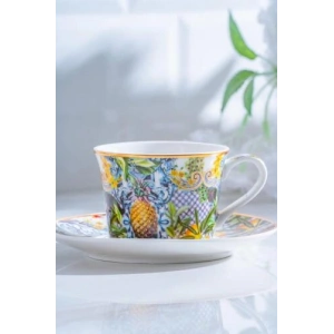 Capri 6 Kişilik Porselen Çay Fincanı Takımı - 200 ml