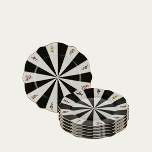 ACEM SİYAH TATLI TABAK 17 CM