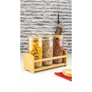 Duo Mix - 4 Parça Standlı Baharatlık Seti Büyük
