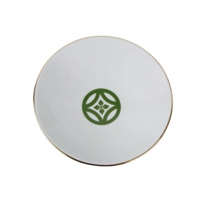 Morocco Desen1 Yeşil Çukur Tabak 20cm