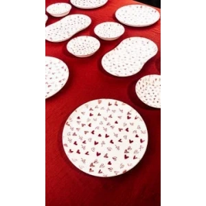 Pera Love - 14 Parça Porselen Kahvaltı Takımı