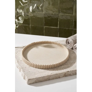POLYRESIN YUVARLAK TEPSİ 23*2(H) CM