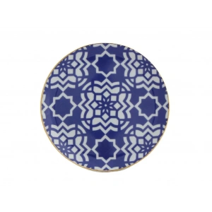 Porland Morocco Desen7 Mor Düz Tabak 17cm