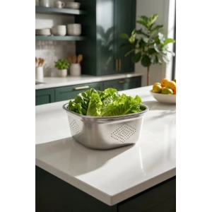 Steelock Paslanmaz Çelik Süzgeç - 26 cm