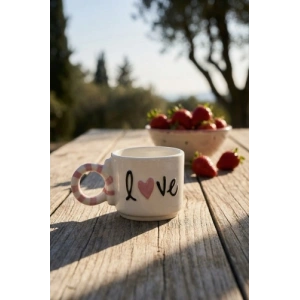 Valentine Love Porselen Kupa - 425 ml