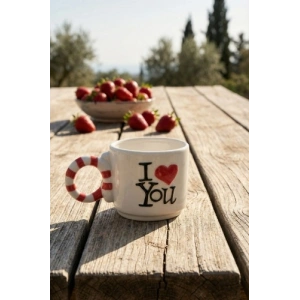 Valentine Love Porselen Kupa - 425 ml