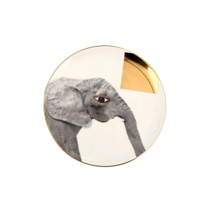 Wild Life Elephant Düz Tabak 20cm