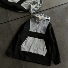 Yıkamalı Jean Oversize Sweatshirt