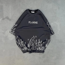 Flamme Unisex Oversize Tshirt