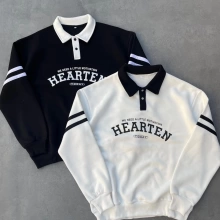 Hearten Şardonlu Unisex Sweatshirt