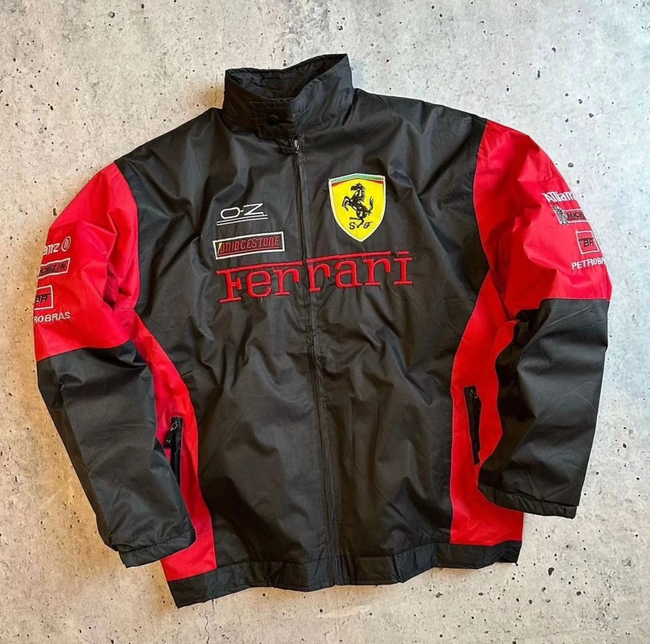 FRR Nakışlı Unisex Bomber Ceket