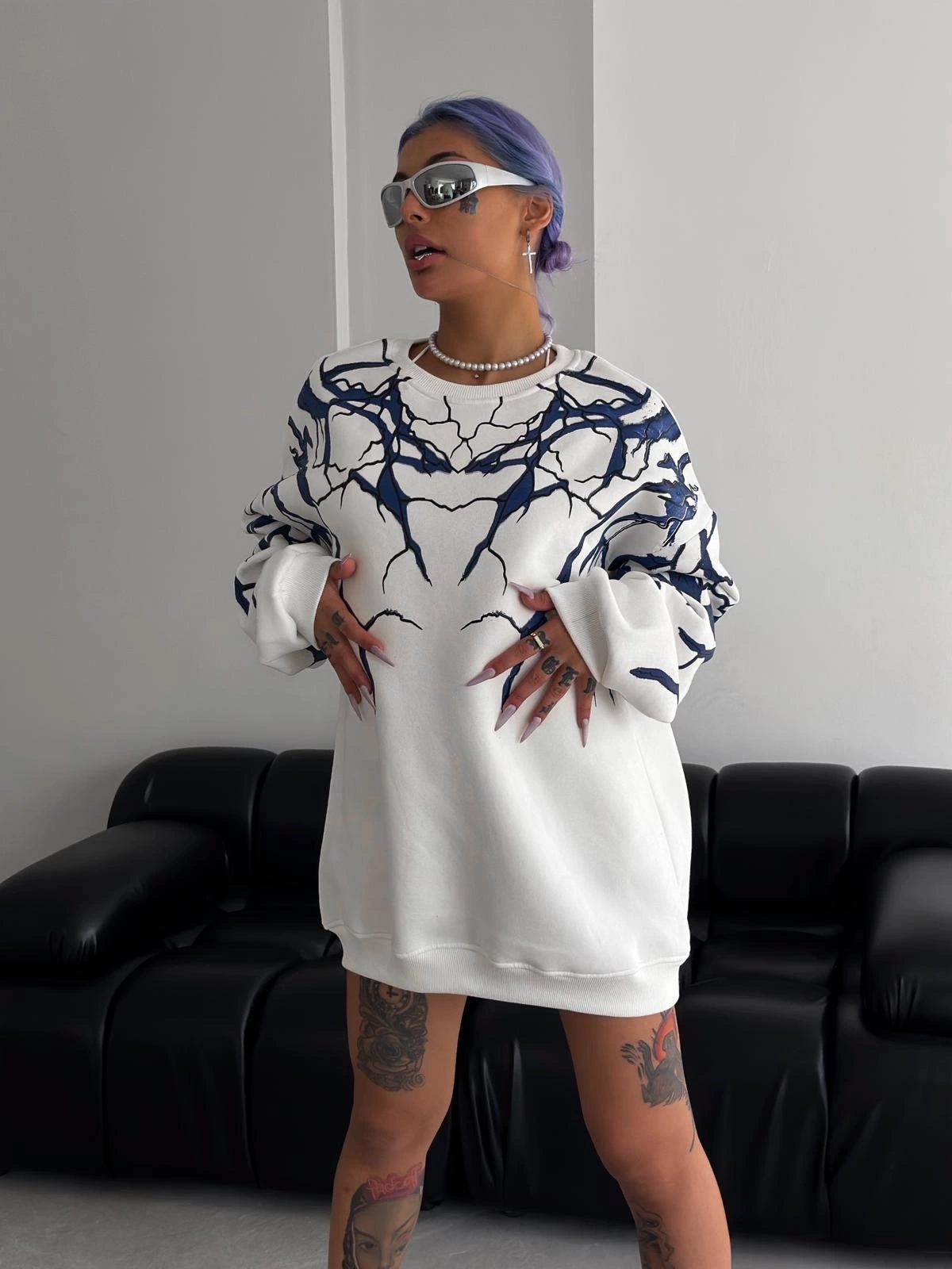 Yıldırım Unisex Oversize Sweatshirt