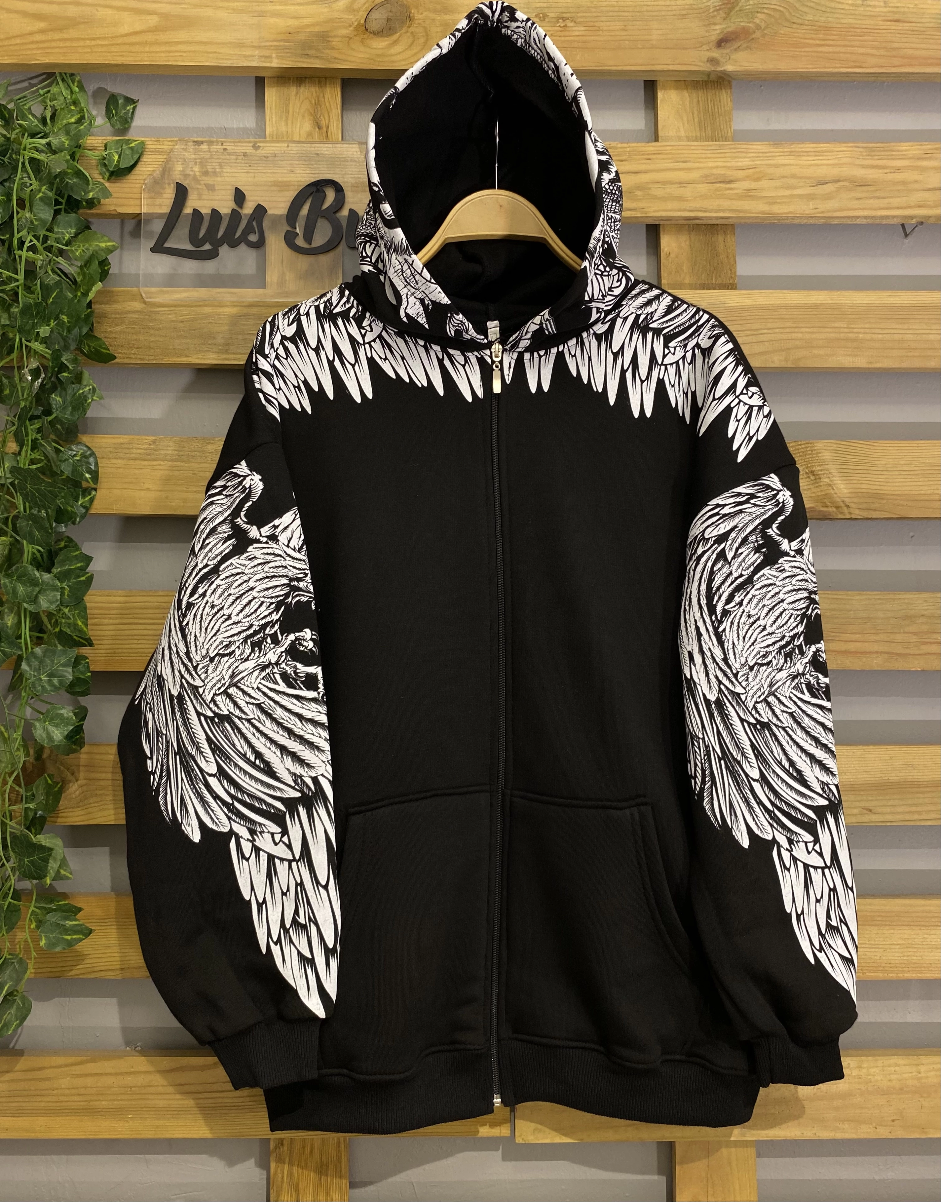 Tiger Sırt Baskı Unisex Hırka
