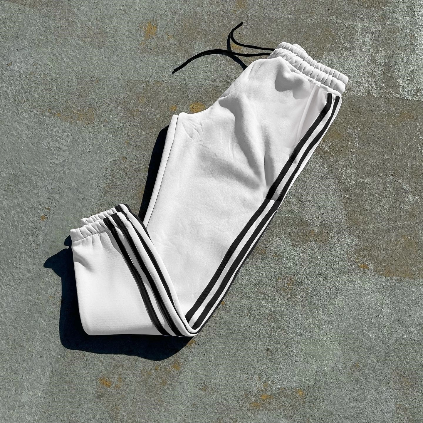 Şeritli Unisex Şardonlu Eşofman