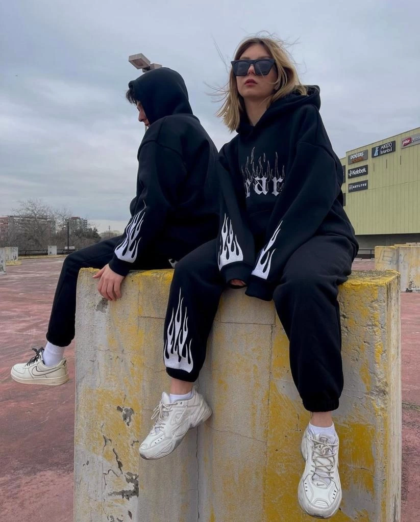 Fear Unisex Şardonlu Eşofman Takım