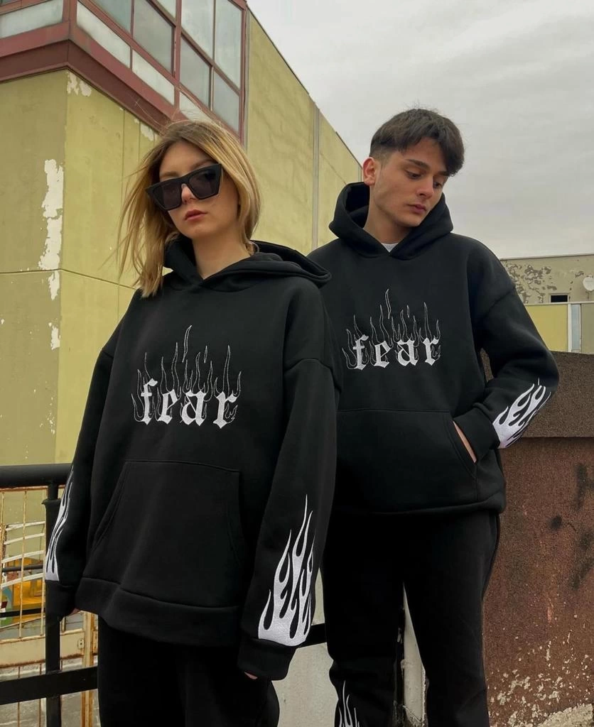 Fear Unisex Şardonlu Eşofman Takım