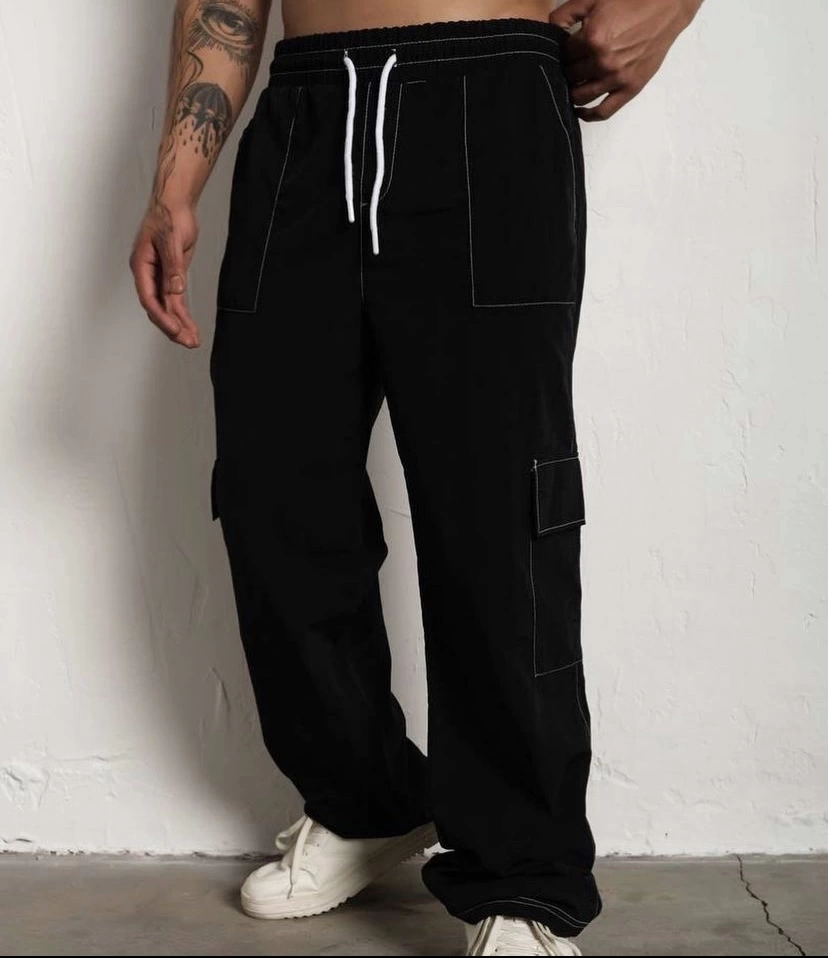 Dikişli Unisex Oversize Pantolon