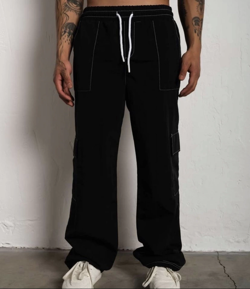 Dikişli Unisex Oversize Pantolon