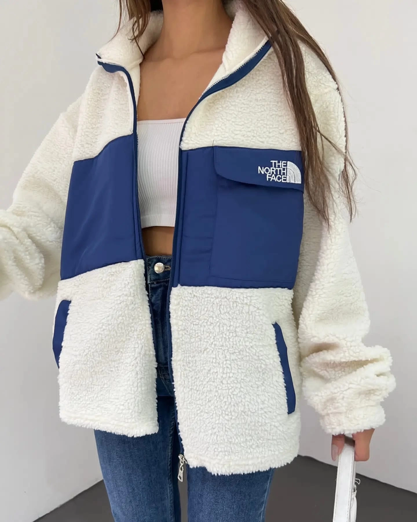 Nf Kuzu Peluş Unisex Ceket