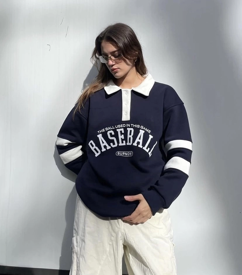 Baseball Unisex Şardonlu Sweatshirt