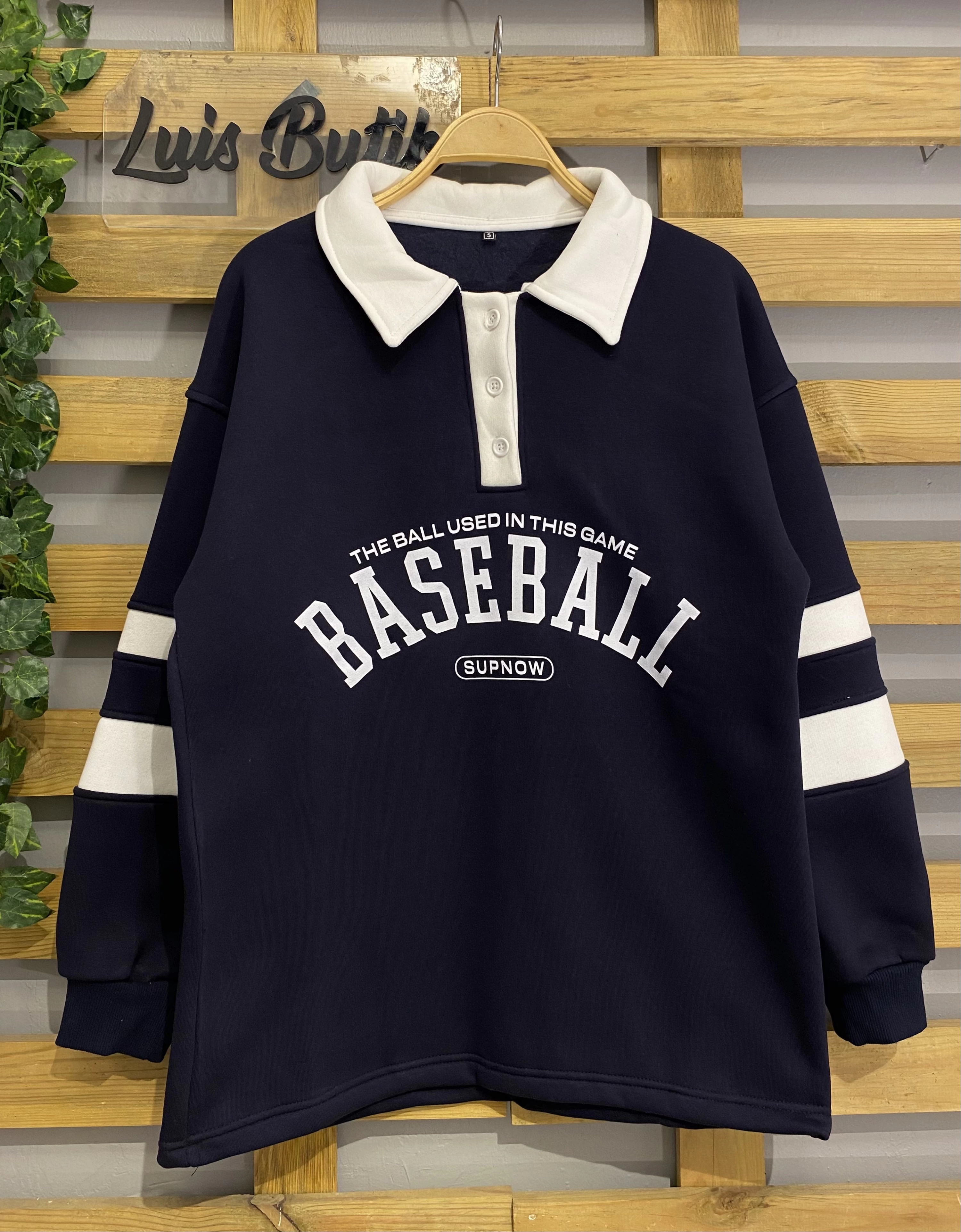 Baseball Unisex Şardonlu Sweatshirt