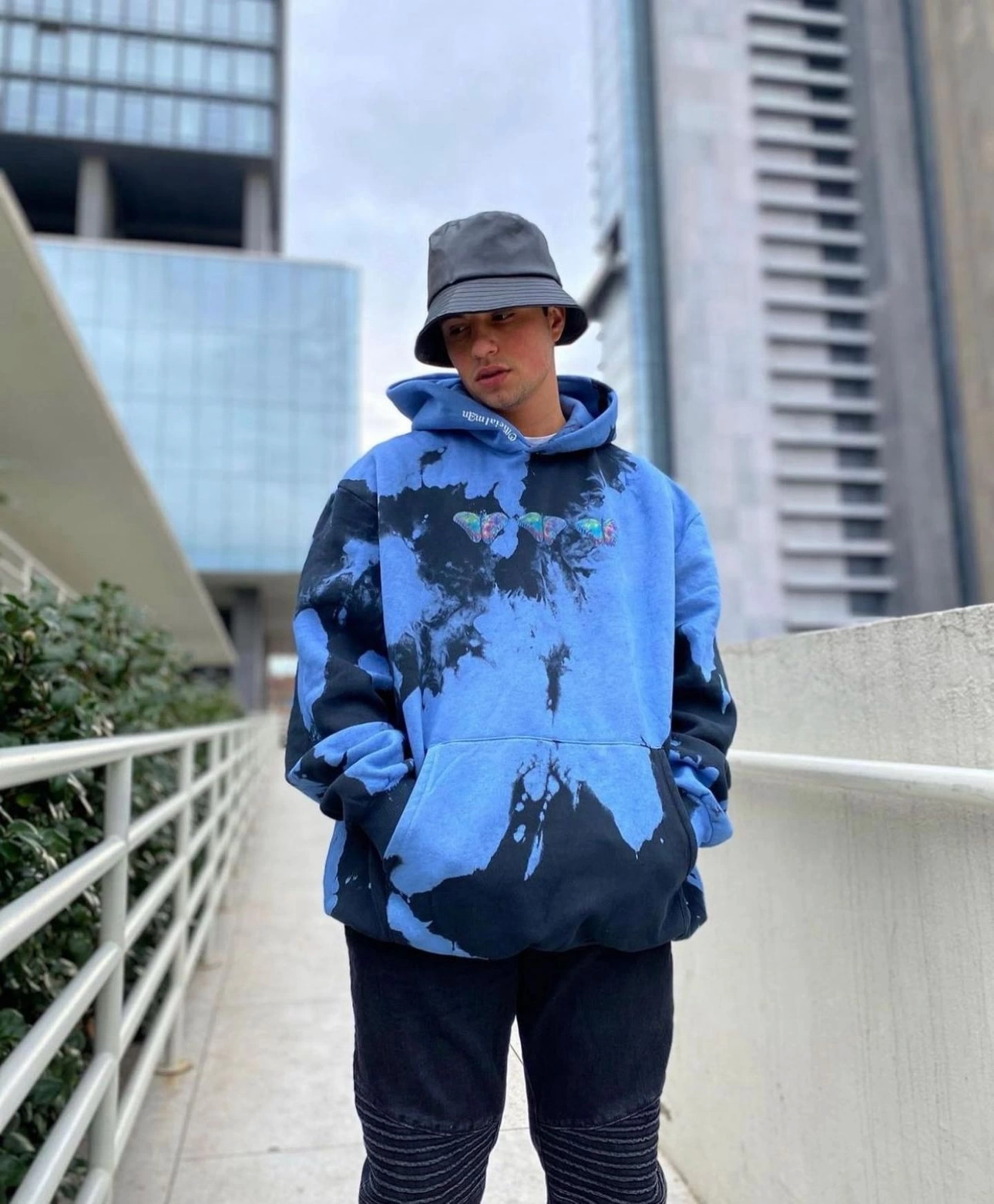 Kelebek Dijital Unisex Oversize Sweatshirt