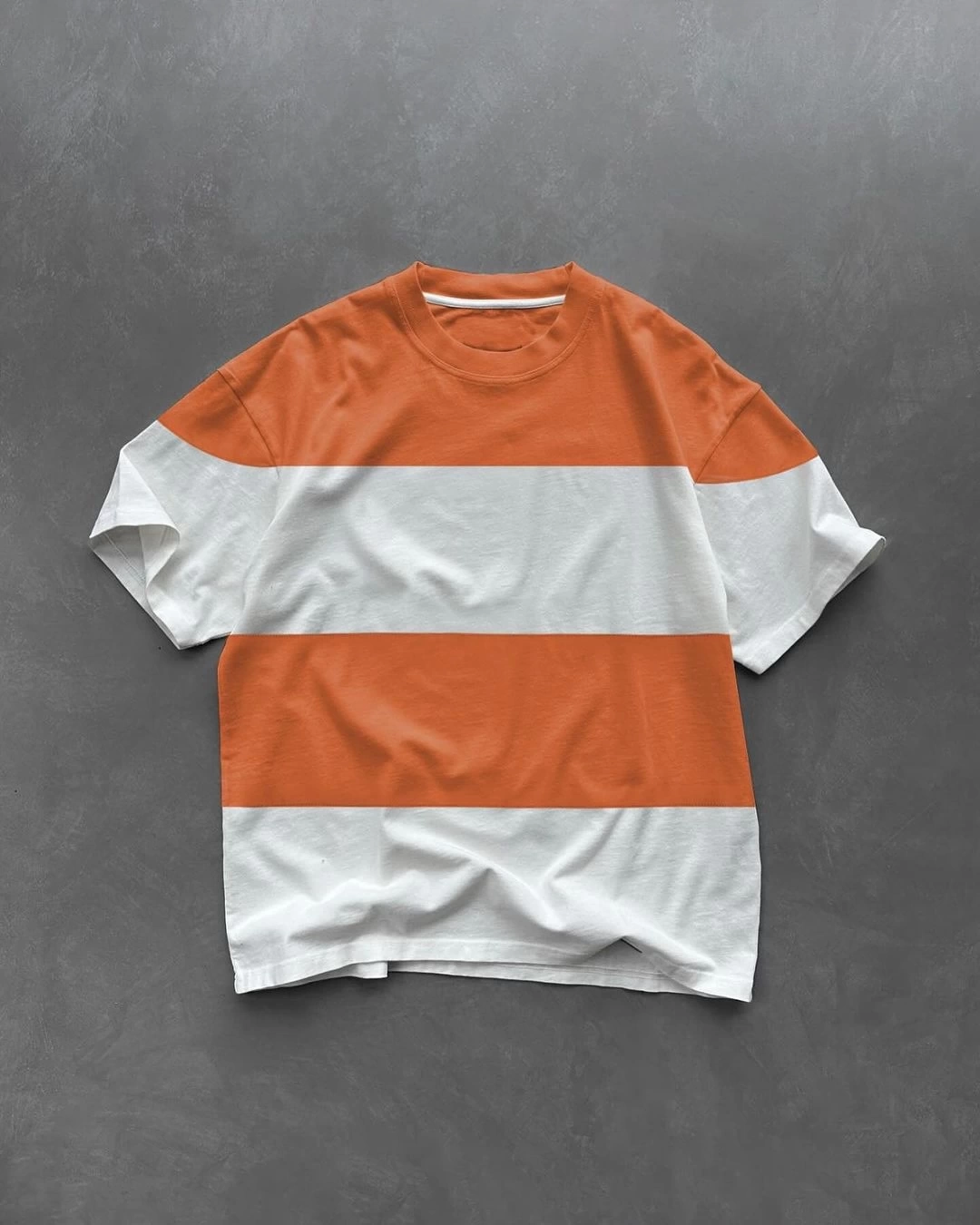 Parçalı Basic Unisex Oversize Tshirt