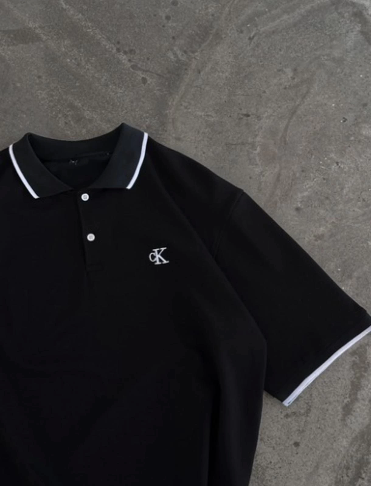 CK Polo Yaka Unisex Tshirt