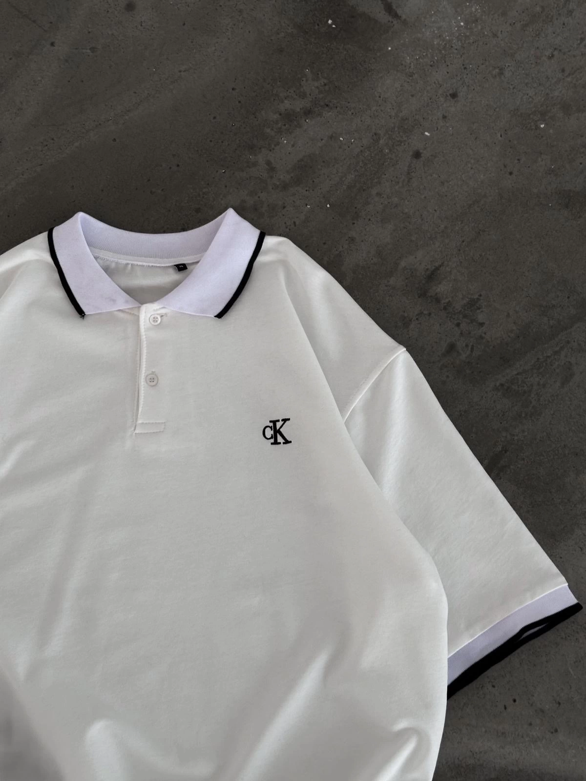 CK Polo Yaka Unisex Tshirt