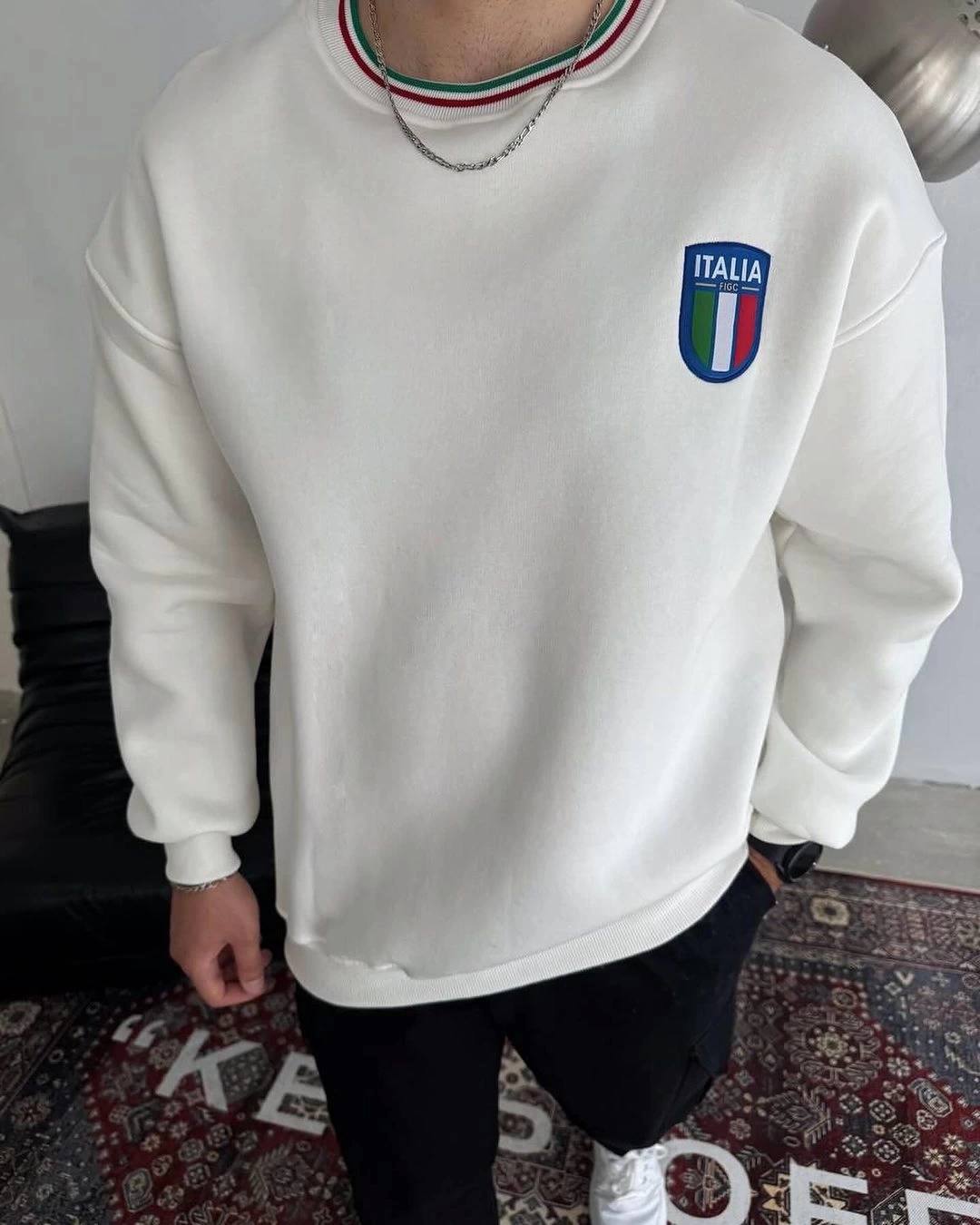 ARM Şardonlu Unisex Sweatshirt